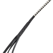 RISE - Japanse Bull Whip - 120 cm - Zwart/Wit