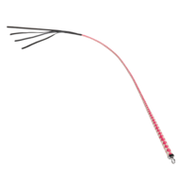 RISE - Japanse Bull Whip - 120 cm - Roze/Wit