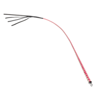 RISE - Japanse Bull Whip - 120 cm - Roze/Wit
