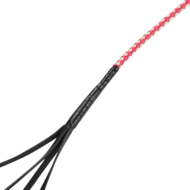 RISE - Japanse Bull Whip - 120 cm - Roze/Wit