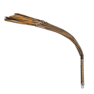 RISE - Cat O' Nine BDSM Zweep - Regular - Zwart/Goud