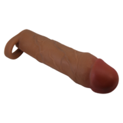Pretty Love - Hani - Verlengende Penis Sleeve met Cockring - 50mm - Bruin