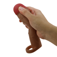 Pretty Love - Hani - Verlengende Penis Sleeve met Cockring - 50mm - Bruin