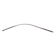 RISE - BDSM Zweep -  Feather Slim Single Tail  - Zwart/Paars