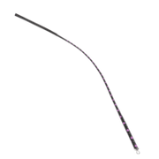 RISE - BDSM Zweep -  Feather Slim Single Tail  - Zwart/Paars