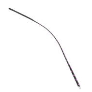 RISE - BDSM Zweep -  Feather Slim Single Tail  - Zwart/Paars