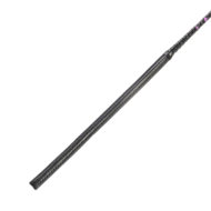 RISE - BDSM Zweep -  Feather Slim Single Tail  - Zwart/Paars