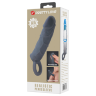 Pretty Love - Laige - Realistische Penis Sleeve - Donkergrijs