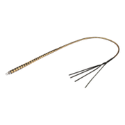 RISE - BDSM Zweep - Feather Hard Single Tail - Zwart/Geel