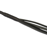 RISE - BDSM Zweep - Feather Hard Single Tail - Zwart/Geel