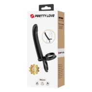Pretty Love - Moses - Cock en Ball Ring Dildo - Zwart