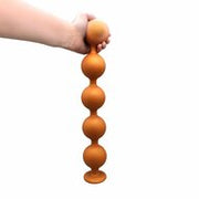 Kiotos Sport Balls - 5 Grote Anaal Ballen - Siliconen - Diameter 80 mm
