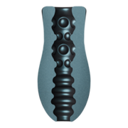 Dorcel - Sili-Cup - Dual Sensation Masturbator - Siliconen - Blauw Metallic