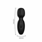 Pixey 2GO - Mini Wand Vibrator - Zwart