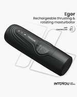 IY Egor - App Bediende Masturbator met Trusting & Rotatie ‚Äì Zwart