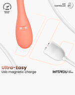 IY Kyra - App Bediende Bekkenbodemtrainer Vaginaballetjes  met Vibratie - Oranje
