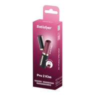 Satisfyer Pro 2 Kiss - Lipstick Vibrator met 3D Air Pulse Technologie - Zwart