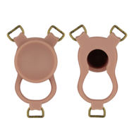 LoveToy - Ingen - Holle Strap-on met Siliconen Staaf - 23 cm - Lichte Huidskleur - Maat XS/S/M