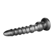 Lovetoy - Vibrax Slider - Lange Vibrerende Anaal Dildo - 32 cm - Zilver
