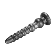 Lovetoy - Vibrax Slider - Lange Vibrerende Anaal Dildo - 32 cm - Zilver