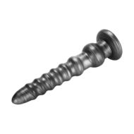 Lovetoy - Vibrax Slider - Lange Vibrerende Anaal Dildo - 32 cm - Zilver