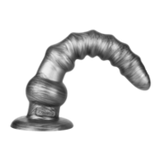 Lovetoy - Vibrax Slider - Lange Vibrerende Anaal Dildo - 32 cm - Zilver