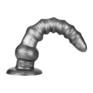 Lovetoy - Vibrax Slider - Lange Vibrerende Anaal Dildo - 32 cm - Zilver