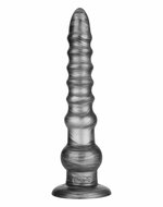 Lovetoy - Vibrax Slider - Lange Vibrerende Anaal Dildo - 32 cm - Zilver