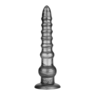 Lovetoy - Vibrax Slider - Lange Vibrerende Anaal Dildo - 32 cm - Zilver