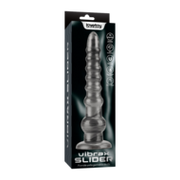 Lovetoy - Vibrax Slider - Lange Vibrerende Anaal Dildo - 32 cm - Zilver