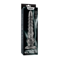 Lovetoy - Vibrax Slider - Lange Vibrerende Anaal Dildo - 32 cm - Zilver
