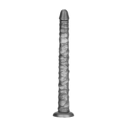 Lovetoy - Vibrax Slider - Lange Vibrerende Anaal Dildo - 40.5 cm - Zilver