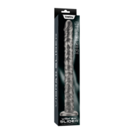 Lovetoy - Vibrax Slider - Lange Vibrerende Anaal Dildo - 40.5 cm - Zilver
