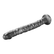 Lovetoy - Vibrax Slider - Lange Vibrerende Anaal Dildo - 40.5 cm - Zilver