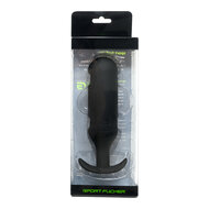 Sport Fucker - Next Level Trainer Plug - Buttplug - Siliconen - Zwart - Large