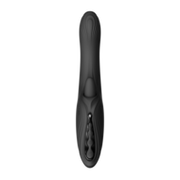 ZALO - Ares - Likkende G-Spot Rabbit Vibrator - Verwarmend - App Control - Obsidian Zwart