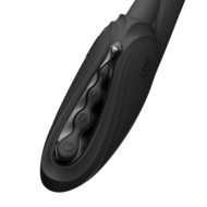 ZALO - Ares - Likkende G-Spot Rabbit Vibrator - Verwarmend - App Control - Obsidian Zwart