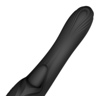 ZALO - Ares - Likkende G-Spot Rabbit Vibrator - Verwarmend - App Control - Obsidian Zwart