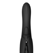 ZALO - Ares - Likkende G-Spot Rabbit Vibrator - Verwarmend - App Control - Obsidian Zwart