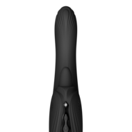 ZALO - Ares - Likkende G-Spot Rabbit Vibrator - Verwarmend - App Control - Obsidian Zwart