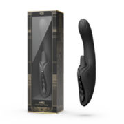 ZALO - Ares - Likkende G-Spot Rabbit Vibrator - Verwarmend - App Control - Obsidian Zwart