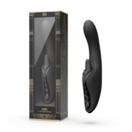 ZALO - Ares - Likkende G-Spot Rabbit Vibrator - Verwarmend - App Control - Obsidian Zwart