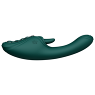 ZALO - Ares - Likkende G-Spot Rabbit Vibrator - Verwarmend - App Control - Smaragd Groen