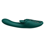 ZALO - Ares - Likkende G-Spot Rabbit Vibrator - Verwarmend - App Control - Smaragd Groen