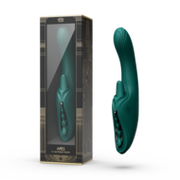 ZALO - Ares - Likkende G-Spot Rabbit Vibrator - Verwarmend - App Control - Smaragd Groen