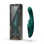 ZALO - Ares - Likkende G-Spot Rabbit Vibrator - Verwarmend - App Control - Smaragd Groen
