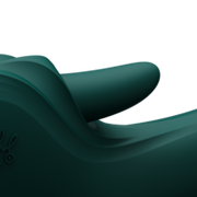 ZALO - Ares - Likkende G-Spot Rabbit Vibrator - Verwarmend - App Control - Smaragd Groen
