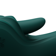 ZALO - Ares - Likkende G-Spot Rabbit Vibrator - Verwarmend - App Control - Smaragd Groen