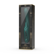 ZALO - Ares - Likkende G-Spot Rabbit Vibrator - Verwarmend - App Control - Smaragd Groen