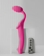 Strap-On-Me - Strapless Strap-on Vibrator - Buigbaar - Fuchsia - Maat M